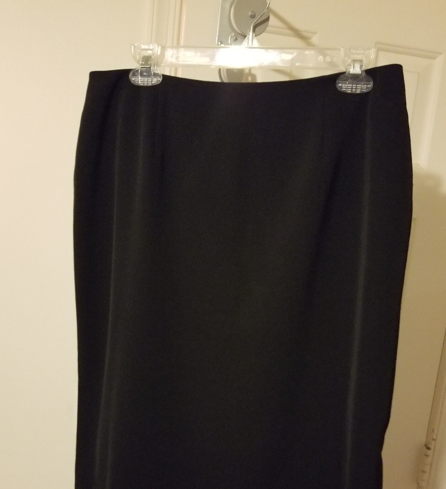 Perfect with a Jacket or Not- Professional black skirt